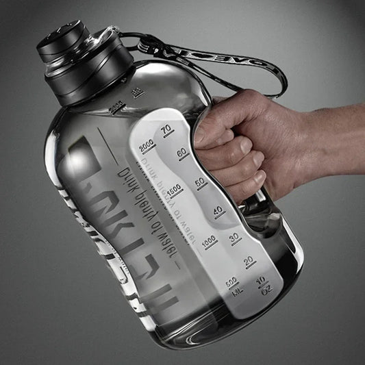 Large Sports Water Bottle 1.7L/2.7L – Leakproof Fitness Jug for Gym