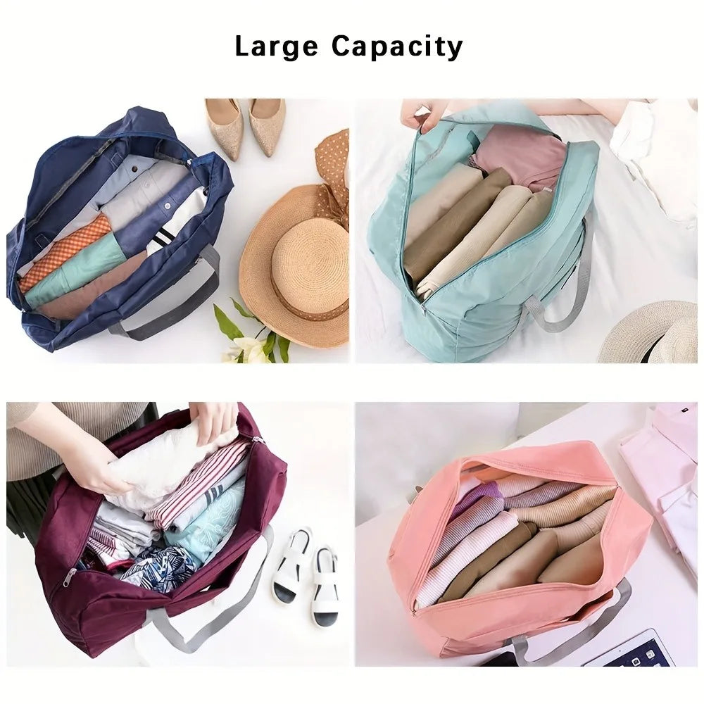 Expandable Travel Duffle Bag – Large Capacity, Foldable Sports & Weekend Luggage